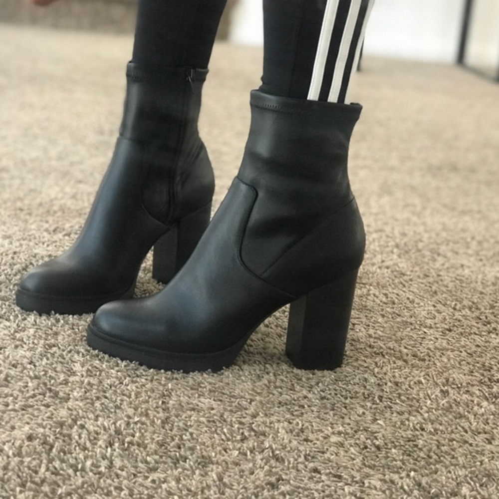 Steve Madden Legend Sock Boots - Picture 8 of 8